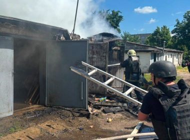 росіяни атакували гараж
