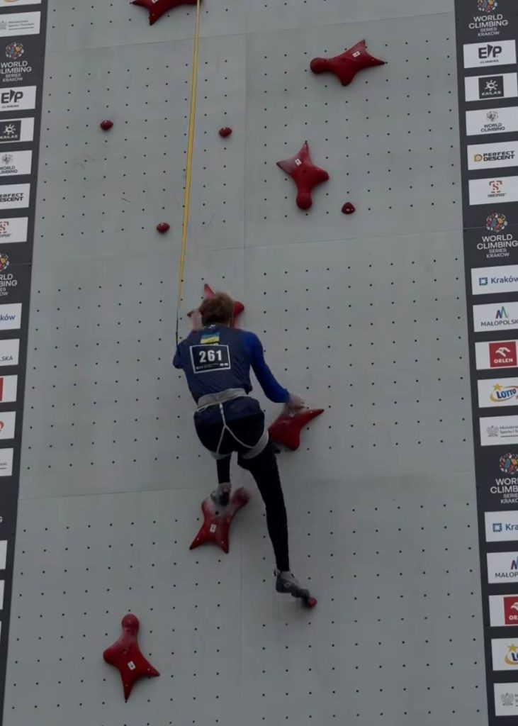 Українські спортсмени здобули бронзу на змаганнях зі скелелазіння Українські спортсмени здобули бронзу на змаганнях зі скелелазіння