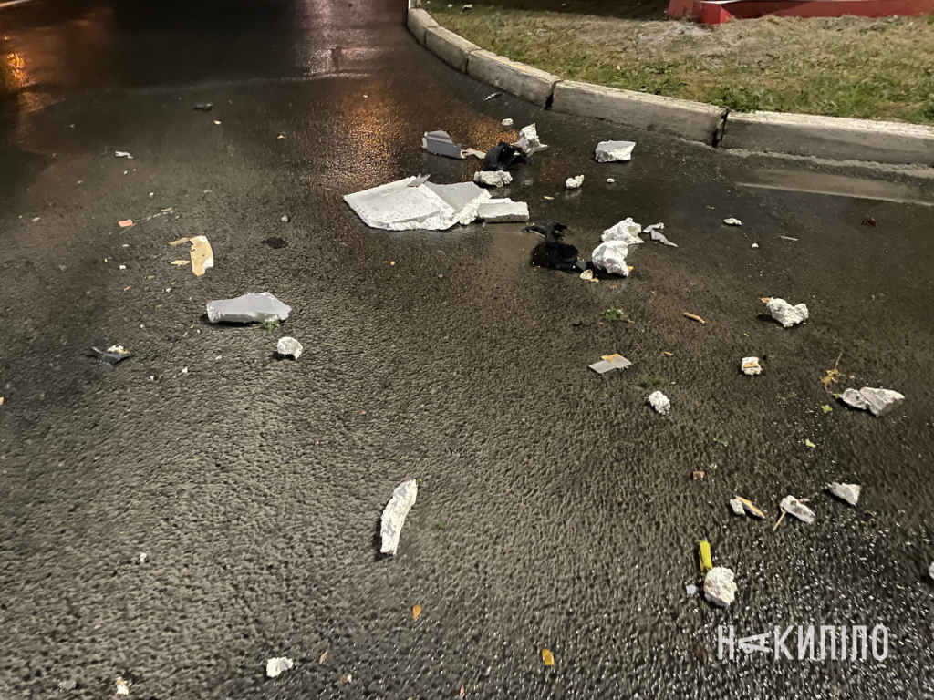 Фото наслідків влучання БпЛА в Харкові Фото наслідків влучання БпЛА в Харкові