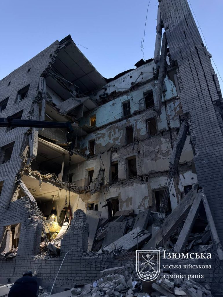 До чотирьох зросла кількість загиблих в Ізюмі внаслідок ударів ФАБ